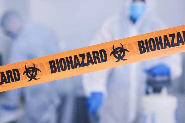 Professional Blood Cleanup technician working in Hempstead, NY